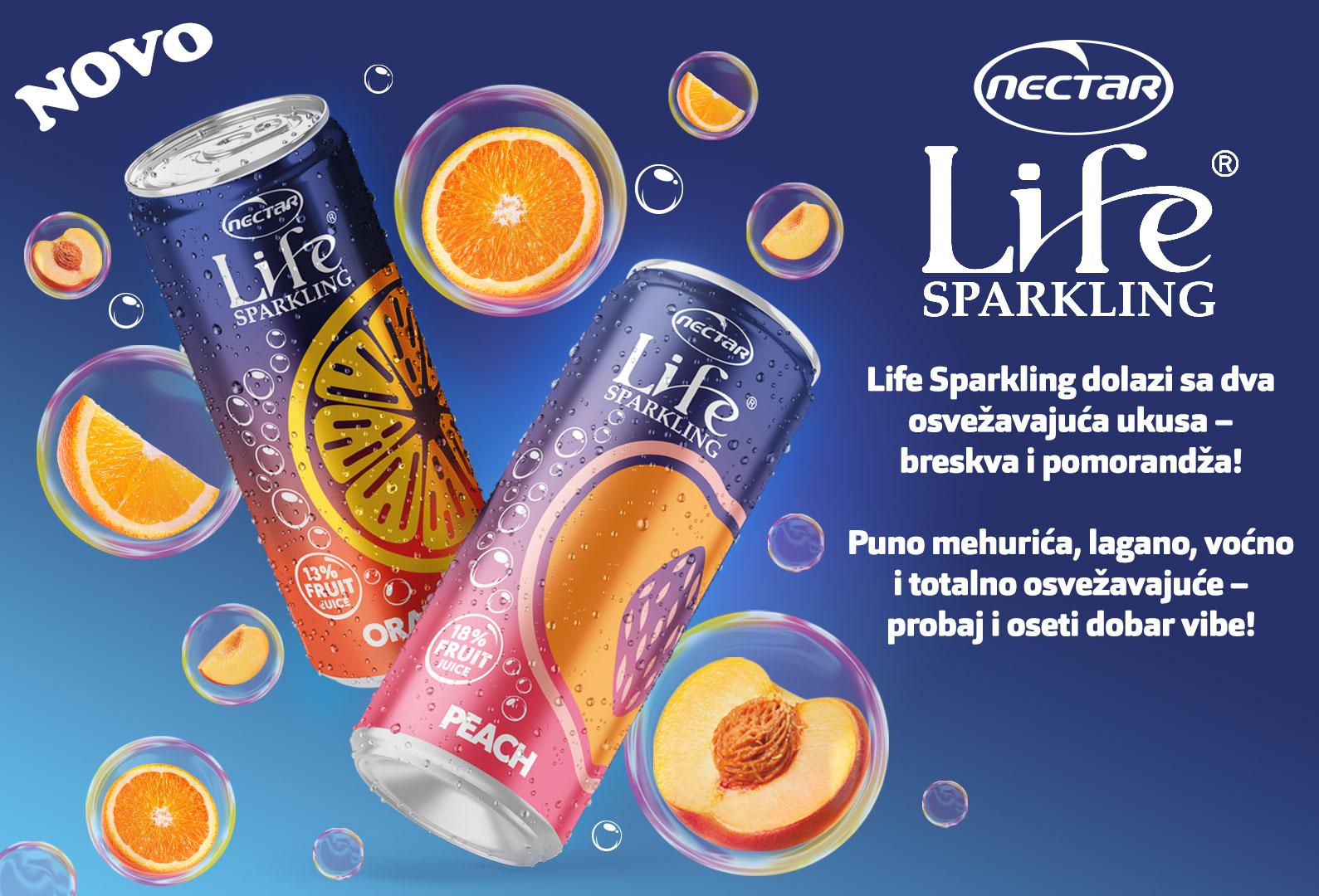 Novi Life sparkling – Nectar Group – OGLASI BAČKA PALANKA