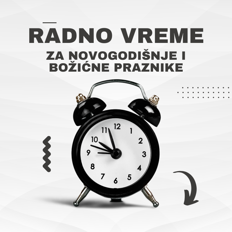 Radno vreme za praznike i informacije o isporuci – OGLASI KRALJEVO