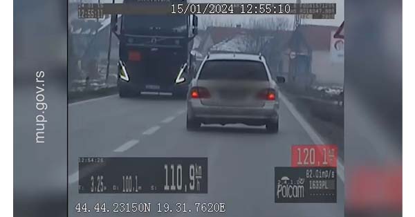 НА ПУТУ ШАБАЦ-ЛОЗНИЦА – Кроз насеље брже од 120 километара на сат – Lozničke novosti – OGLASI LOZNICA