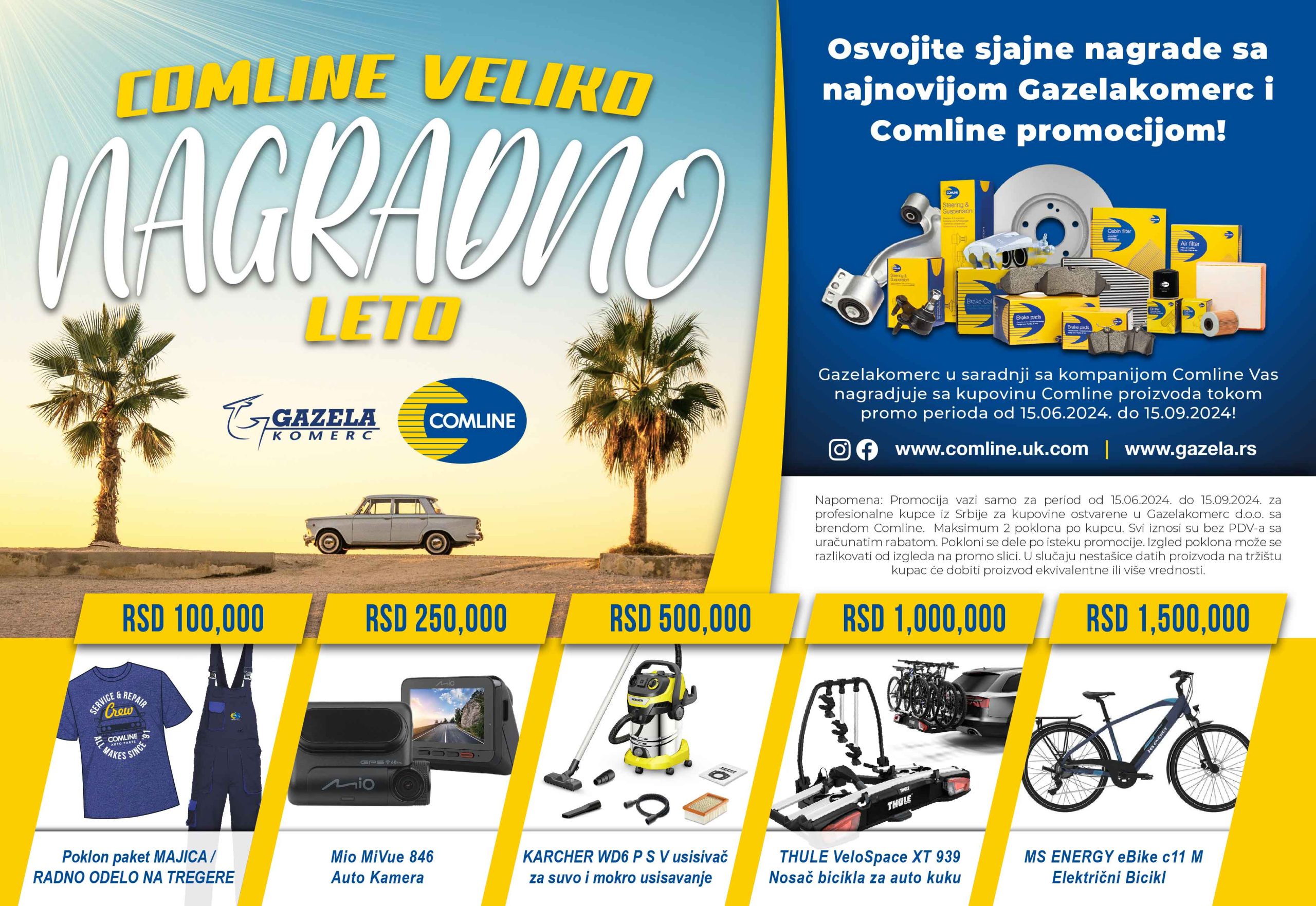 PROMOCIJA COMLINE PROIZVODA! – Gazelakomerc d.o.o. – OGLASI POŽAREVAC