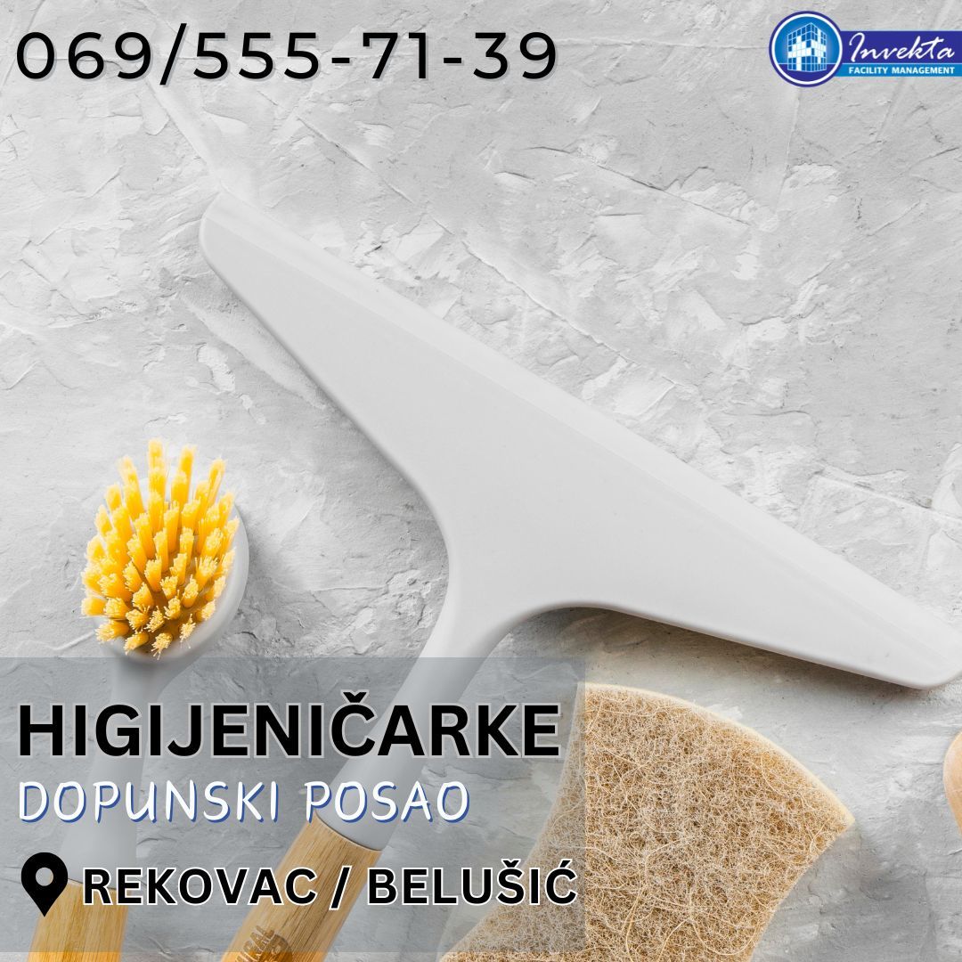 Higijeničarke u Rekovcu i Belušiću potrebne