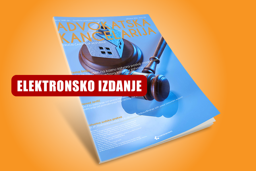 122. broj časopisa “Advokatska Kancelarija” oktobar 2024. – OGLASI SMEDEREVO