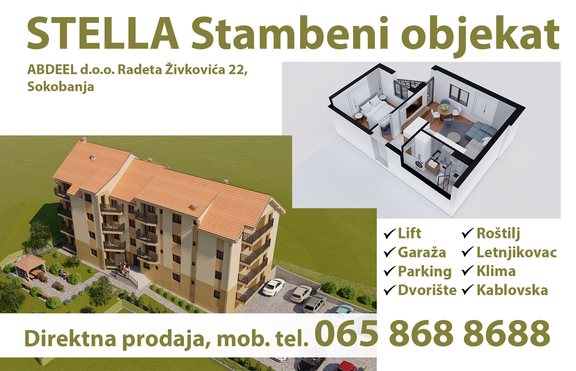Sokobanja prodaja apartmana